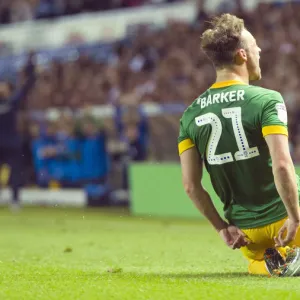 Brandon Barker Celebrates His Solo Goal Against Leeds United