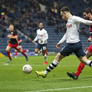Brandon Barker Scores the Game-Winning Goal for Preston North End against Doncaster Rovers in FA Cup Third Round at Deepdale (06/01/2019)