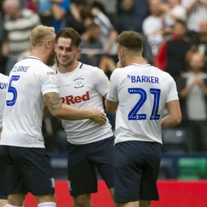 Browne Is Congratulated For Goal