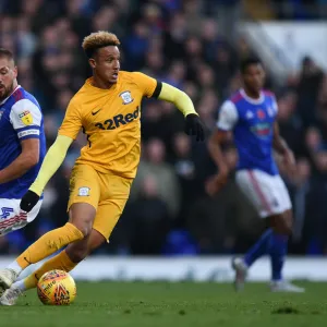 Callum Robinson Takes On Ipswich Towns Chambers