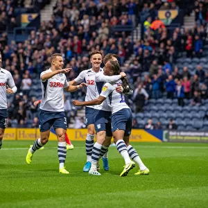 Daniel Johnson's Thrilling Goal Celebration: Preston North End's Victory Over Stoke City in SkyBet Championship 2019 (PNE 1- STO 0)