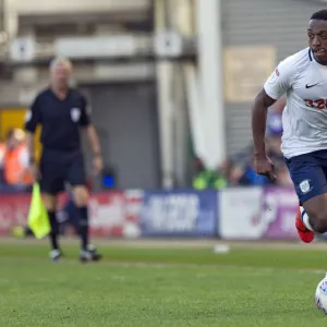 Darnell Fisher On The Ball At Deepdale