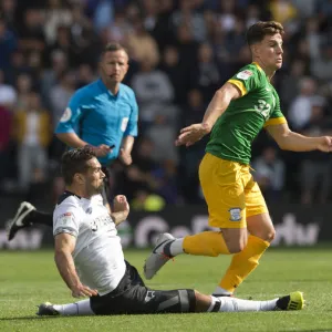 DK, Derby County v PNE, Green Kit Josh Harrop (1)