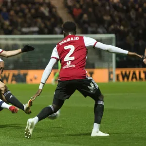 DK, PNE v Brentford, Home Kit Darnell Fisher (3)