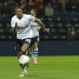 DK, PNE v Brentford, Home Kit Lukas Nmecha (6)