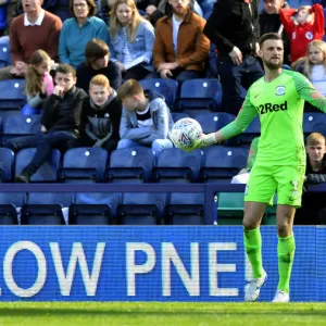 DK, PNE v Sheffield United, Green kit, Declan Rudd (1)