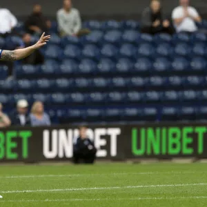 DK, PNE v Stoke City Tom Clarke Home kit (3)