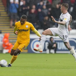 DK, Swansea v PNE Darnell Fisher Yellow kit (2)