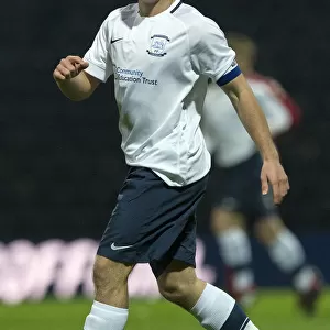 FA Youth Cup: Adam O'Reilly in Action for Preston North End against Charlton Athletic U18s at Deepdale