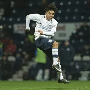 FA Youth Cup: Tyrhys Dolan in Action for Preston North End vs Charlton Athletic (Round 3, Deepdale)