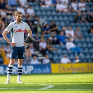 IR, PNE v Sheffield Wednesday, Home Kit, Tom Barkhuizen (4)