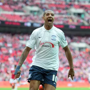 Jermaine Beckford Celebrated One Of Three Goals In The Final