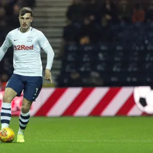 Josh Earl On The Ball At Deepdale