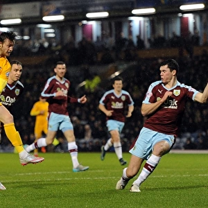 Will Keane Scores First Goal for Preston North End Against Burnley in SkyBet Championship (December 5, 2015)
