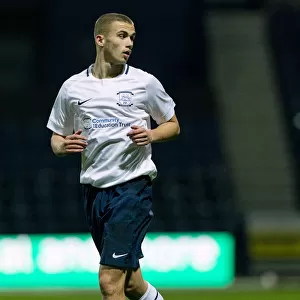 Louis Potts in Action: FA Youth Cup Third Round at Deepdale vs Charlton Athletic