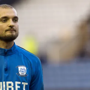 Michael Crowe Warms Up At Hillsborough