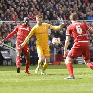 2015/16 Season Framed Print Collection: Middlesbrough v PNE, Saturday 9th April 2016, SkyBet Championship