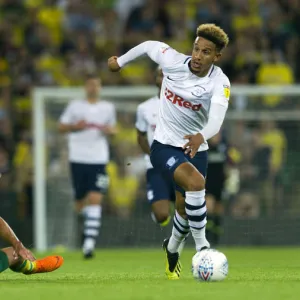 Norwich City v PNE Home Kit Callum Robinson (1)