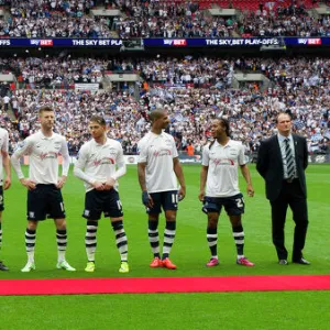 Play-Off Final v Swindon Town, Sunday 24th May 2015 Framed Print Collection: Play-Off Final Match Action