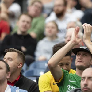 PNE Fan Applauds Team At Deepdale