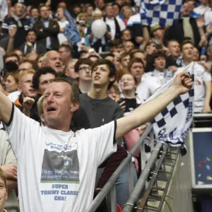 PNE Fans Celebrate at Wembley For Play-Off Final 2015