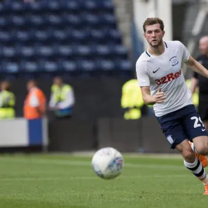 PNE v West Ham United Tom Barkhuizen Home kit (3)