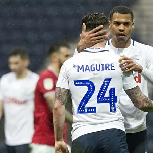 PNE vs Bristol City: Nmecha and Maguire's Charge at Deepdale, SkyBet Championship Clash (March 2019)