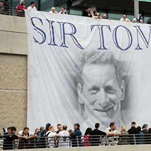 Preston North End Fans Honor Sir Tom Finney at Wembley: Unified Banner Display (Play-Off Final vs Swindon Town)