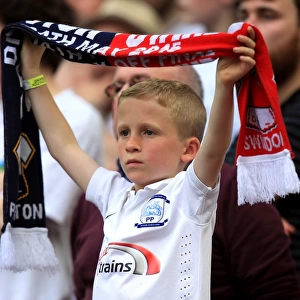 Preston North End FC's Electric Play-Off Final: A Sea of Passionate Fans vs Swindon Town
