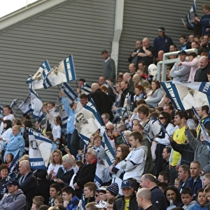 Preston North End vs Blackpool: A Sea of Sir Tom Finney Flags at Deepdale, Championship 08/09