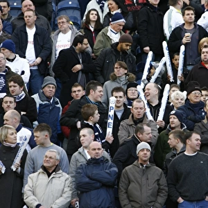 Preston North End vs Burnley: A Championship Showdown at Deepdale - Fans in Action (08/09)