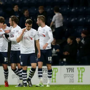 2015/16 Season Framed Print Collection: Preston North End v Birmingham City, Tuesday 15th December 2015, SkyBet Championship