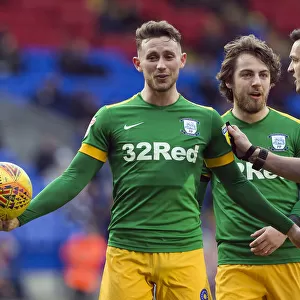 Preston North End's Alan Browne and Ben Pearson Go Head-to-Head Against Bolton Wanderers in SkyBet Championship Showdown at University Stadium (09/02/2019)