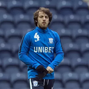 Preston North End's Ben Pearson Training at Deepdale Ahead of Swansea City Clash, SkyBet Championship, 12th January 2019