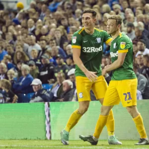 Preston North End's Brandon Barker and Josh Earl Radiate in Green during Carabao Cup Clash against Leeds United (August 28, 2018)