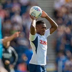Preston North End's Darnell Fisher in Action against Sheffield Wednesday in SkyBet Championship Home Match at Deepdale