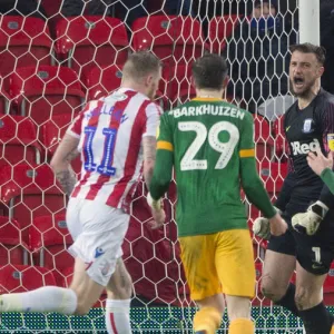 Preston North End's Declan Rudd Saves Penalty in Dramatic SkyBet Championship Showdown Against Stoke City (26/01/2019)