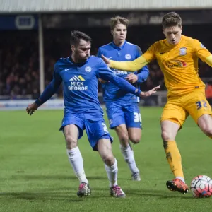 2015/16 Season Photographic Print Collection: Peterborough United v PNE, Saturday 9th January 2016, FA Cup Third Round