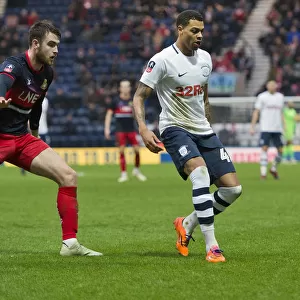 Preston North End's Lukas Nmecha Scores the Winner Against Doncaster Rovers in FA Cup Third Round Clash at Deepdale (6th January 2019)