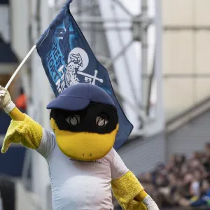 A Proud Deepdale Duck Waves His Flag