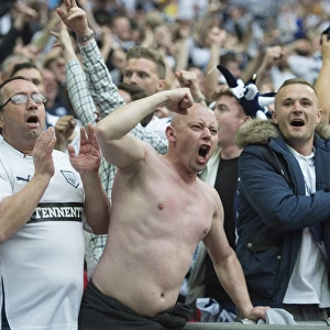 Sea of Passion: Preston North End Fans at the Play-Off Final vs Swindon Town, Wembley, 2015