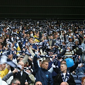 A Sea of Passion: Preston North End FC Fans in Action at PNE vs Birmingham (06-05-07)