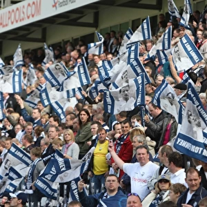 Sea of Sir Tom Finney Flags: Preston North End Fans Tribute at Deepdale vs Blackpool (2009)
