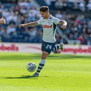 Sean Maguire in Action: Preston North End vs. Brentford, SkyBet Championship (14th September 2019)