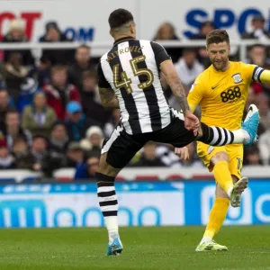 2016/17 Season Framed Print Collection: Newcastle United v PNE, Monday 24th April 2017