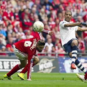Thrilling Play-Off Battle: Preston North End vs Swindon Town (May 2015) - Preston North End FC vs Swindon Town in the Play-Off Final