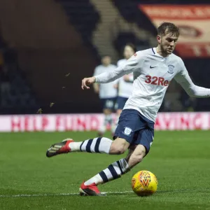 Tom Barkhuizen On The Ball At Deepdale