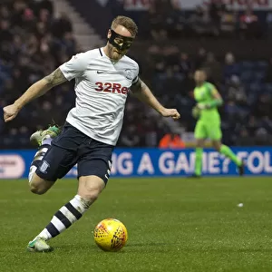 Tom Clarke Masked Up: Preston North End vs Swansea City, Deepdale, SkyBet Championship, 12th January 2019