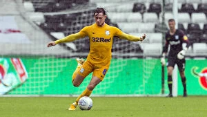 Football League Collection: Alan Browne Clearing The Ball