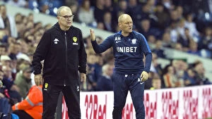 Images Dated 28th August 2018: Alex Neil And Marcelo Bielsa At Elland Road